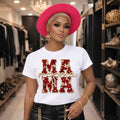 Faux Embroidered MAMA Tshirt